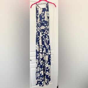 Floral Navy Blue maxi dress
